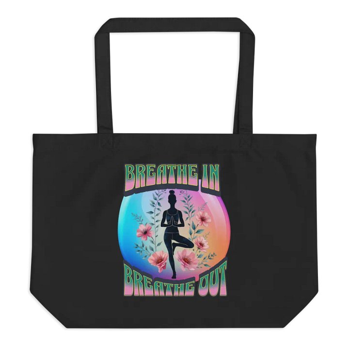Breathe In Breathe Out Yoga Tote product image (1)