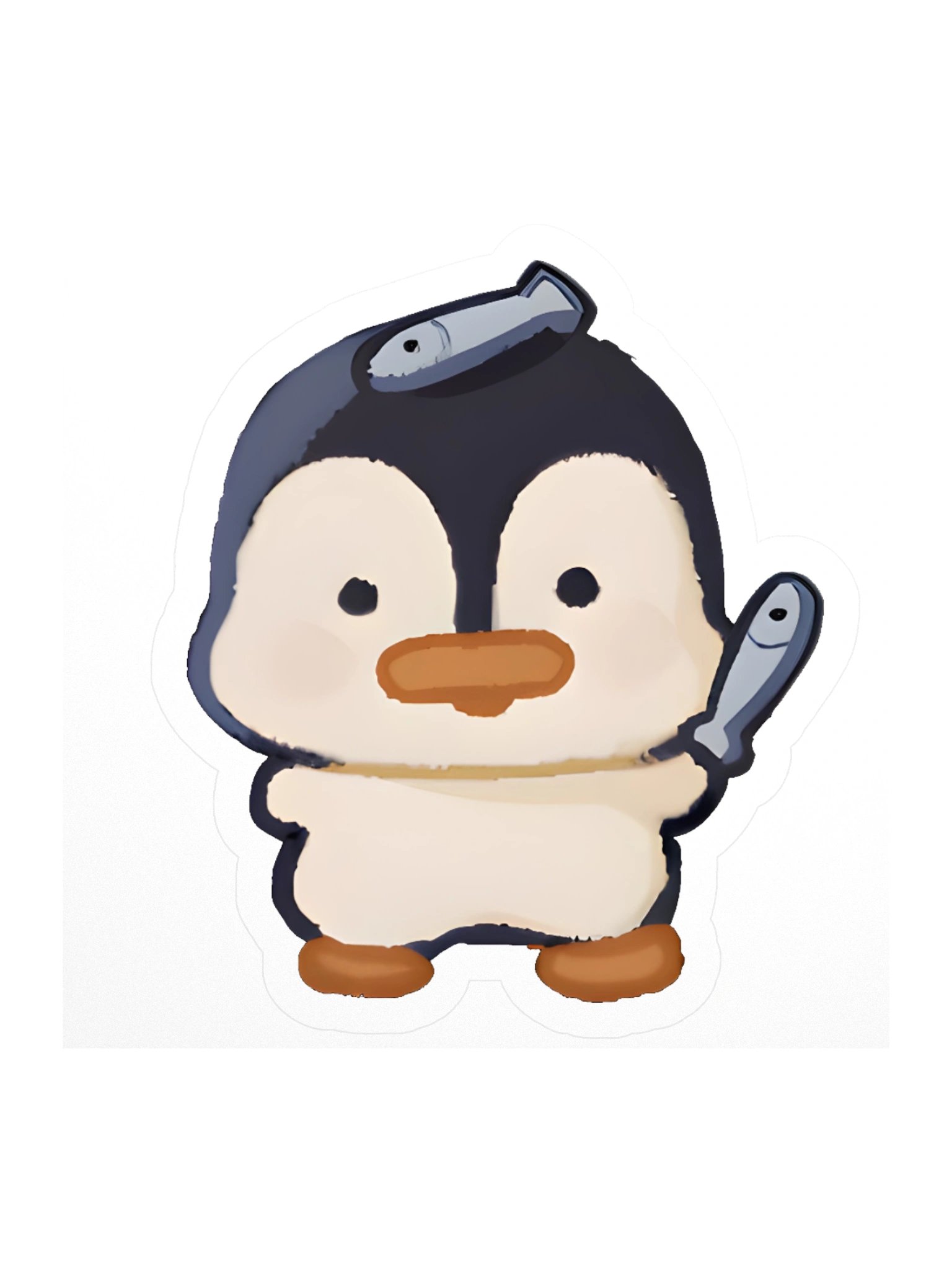 Small Snack Penguin Sticker product image (1)