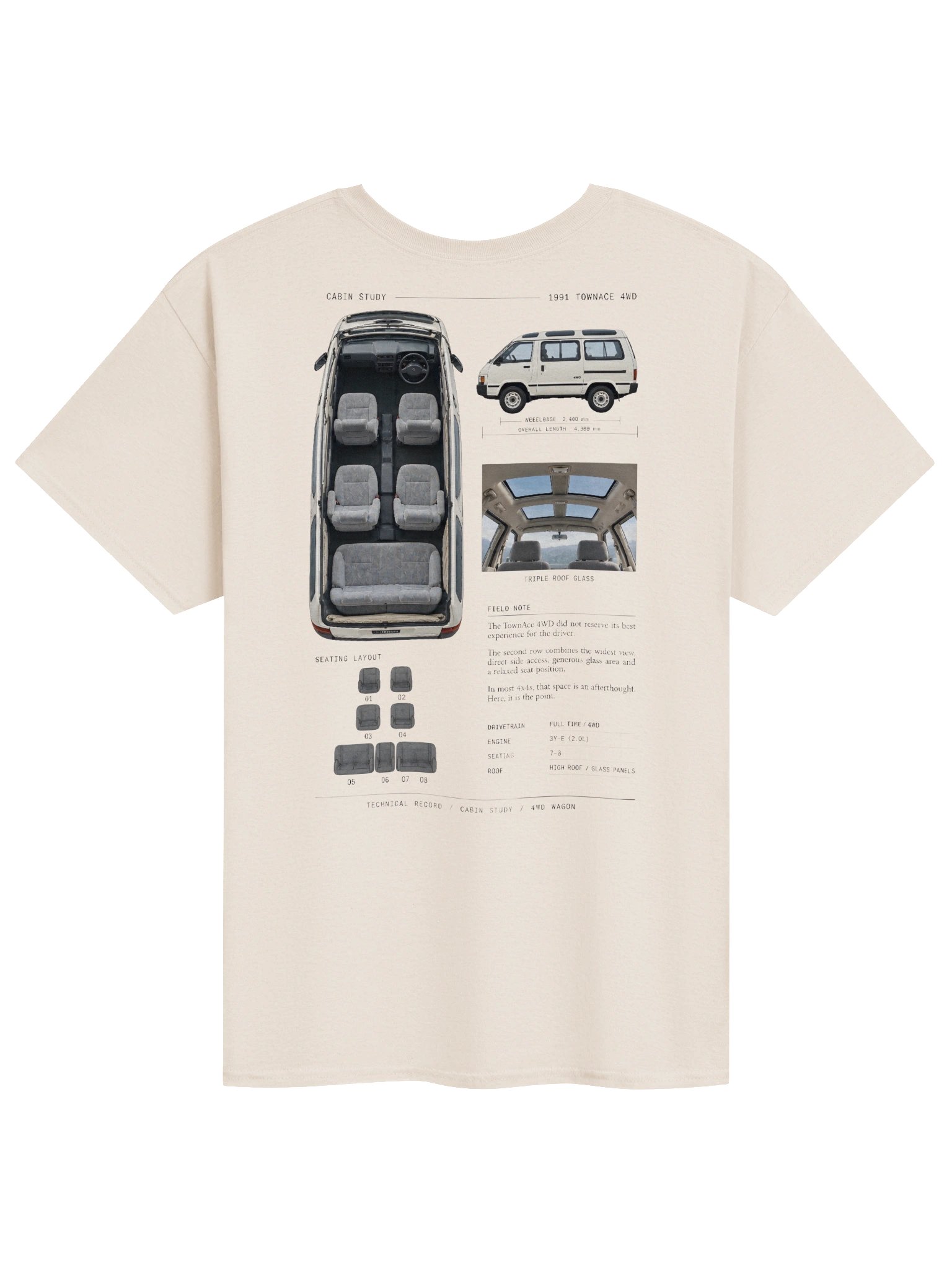 Best Seat: 1991 Toyota TownAce 4WD Tee product image (18)