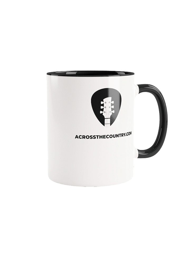 Across The Country with Amanda Logo Black Coffee Mug product image (2)