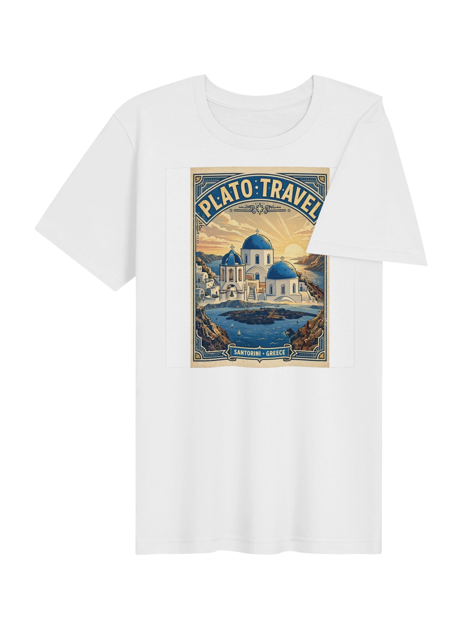 Santorini Poster Tee product image (4)