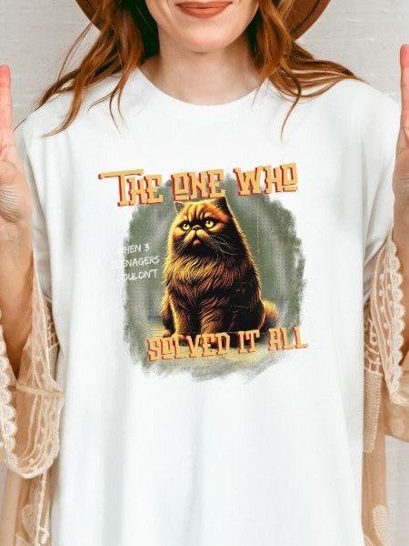 Cat Magical Funny Vintage Pulp Mystery Harry Potter Shirt product image (8)