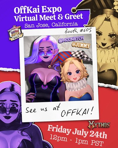 OOOO YOU WANNA SAY HI TO US SOOOO BAD #OffKai #OffKaiGen5 #offkaiexpo #vtuber #meetandgreet