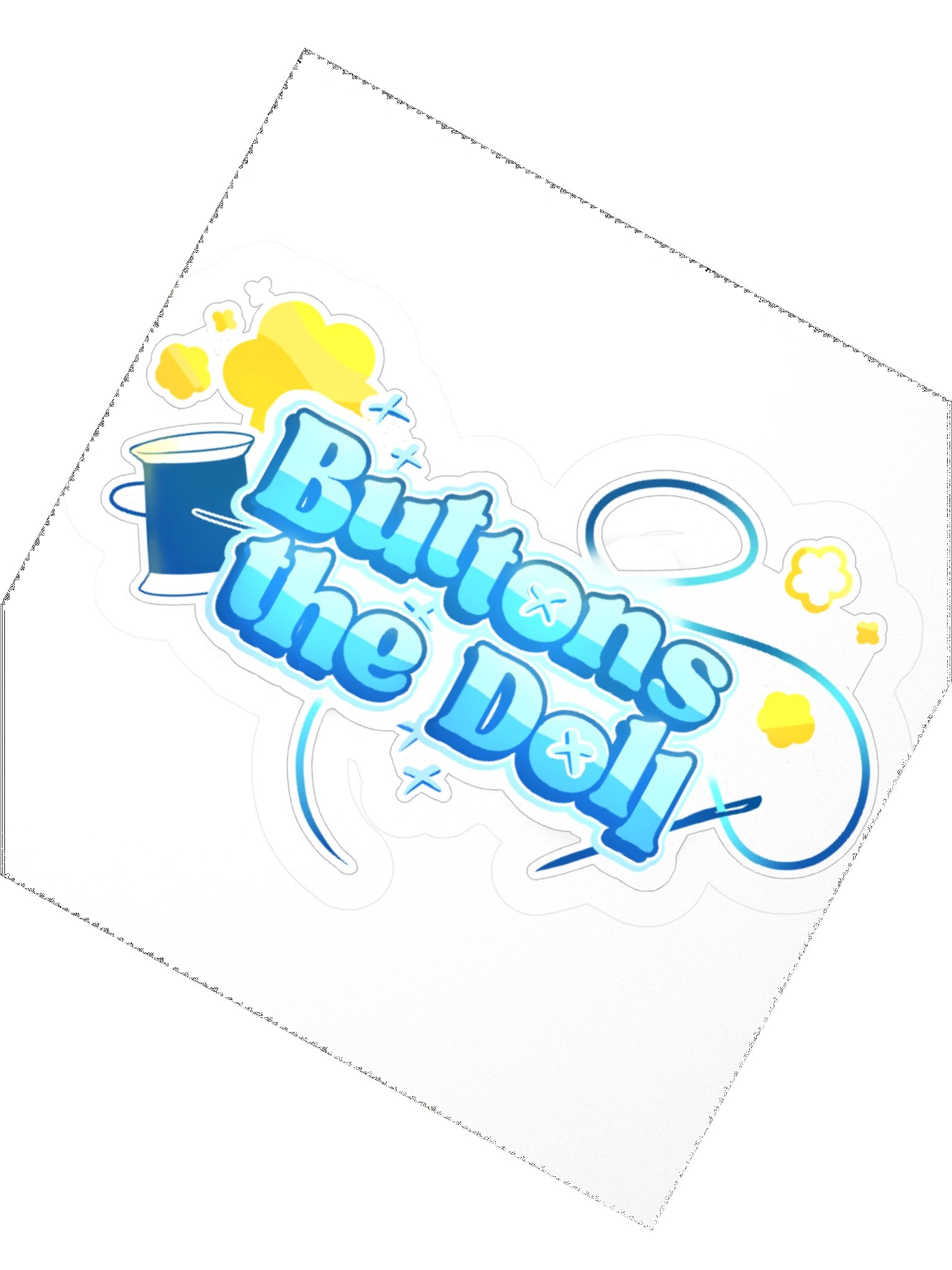 Buttons Logo Sticker product image (2)