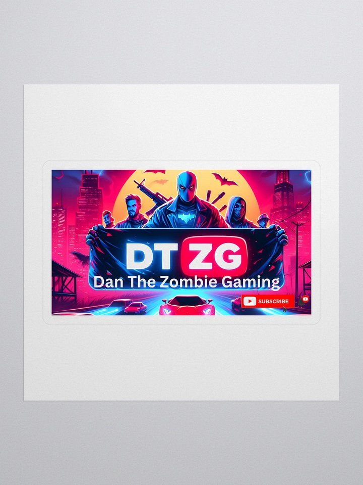 Dan The Zombie Gaming stickers product image (1)