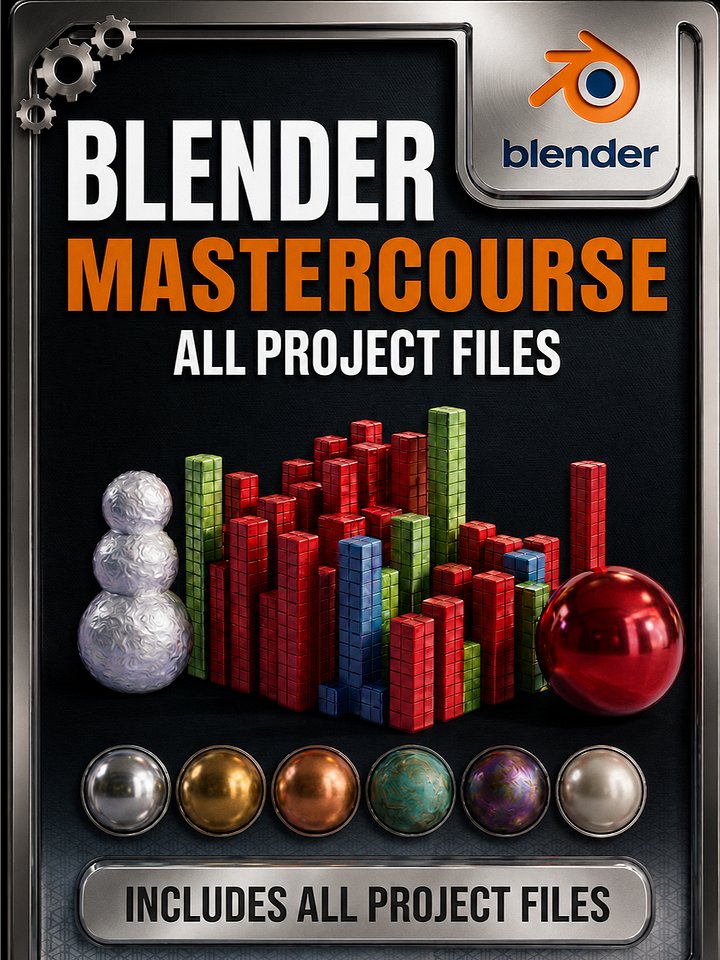 ALL Project Files — Blender Mastercourse product image (1)