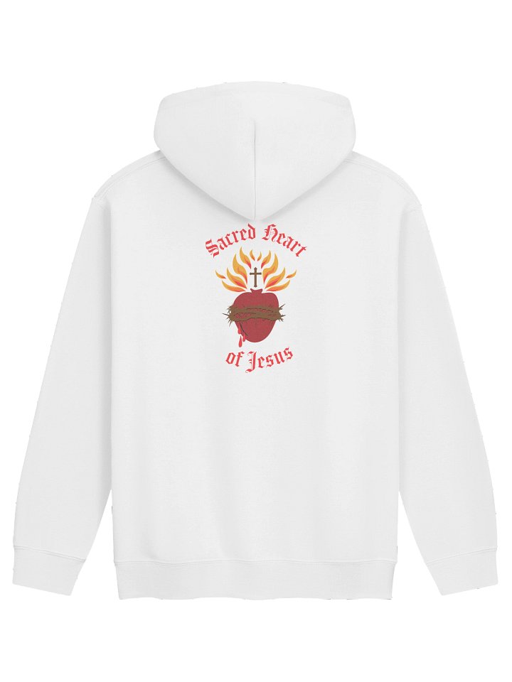 Sacred Heart of Jesus Embroidered Hoodie product image (4)