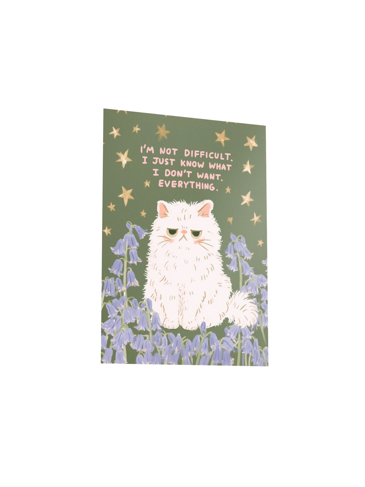 Unimpressed Cat Quote Poster product image (24)