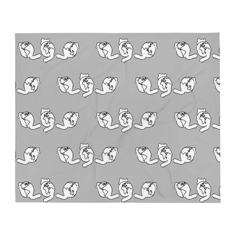 Planet Manul - Throw Blanket product image (1)