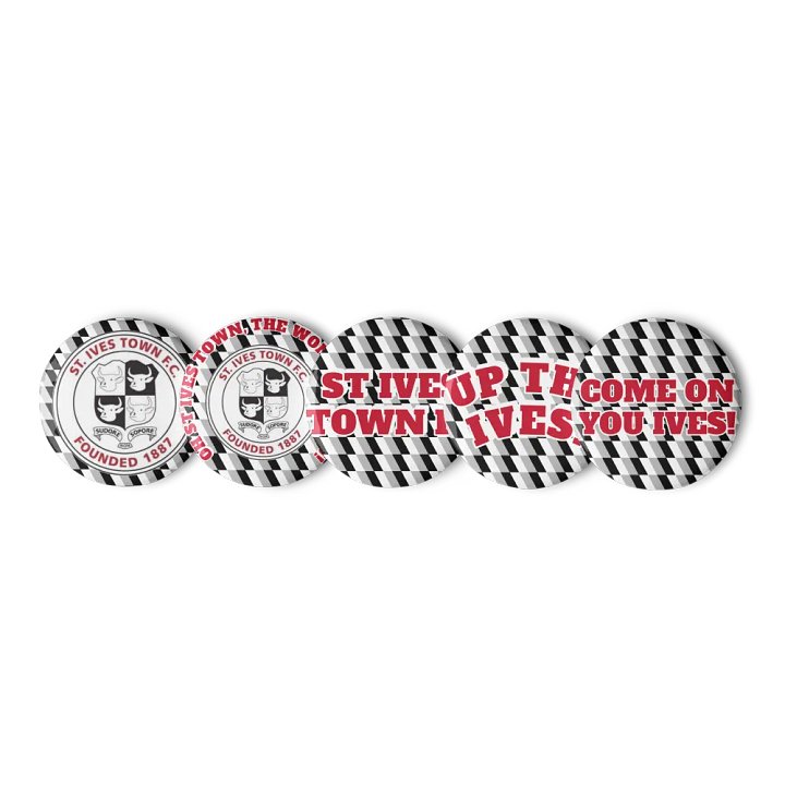 SITFC 'Jagged' Pin Badges (Pack of 5) product image (1)