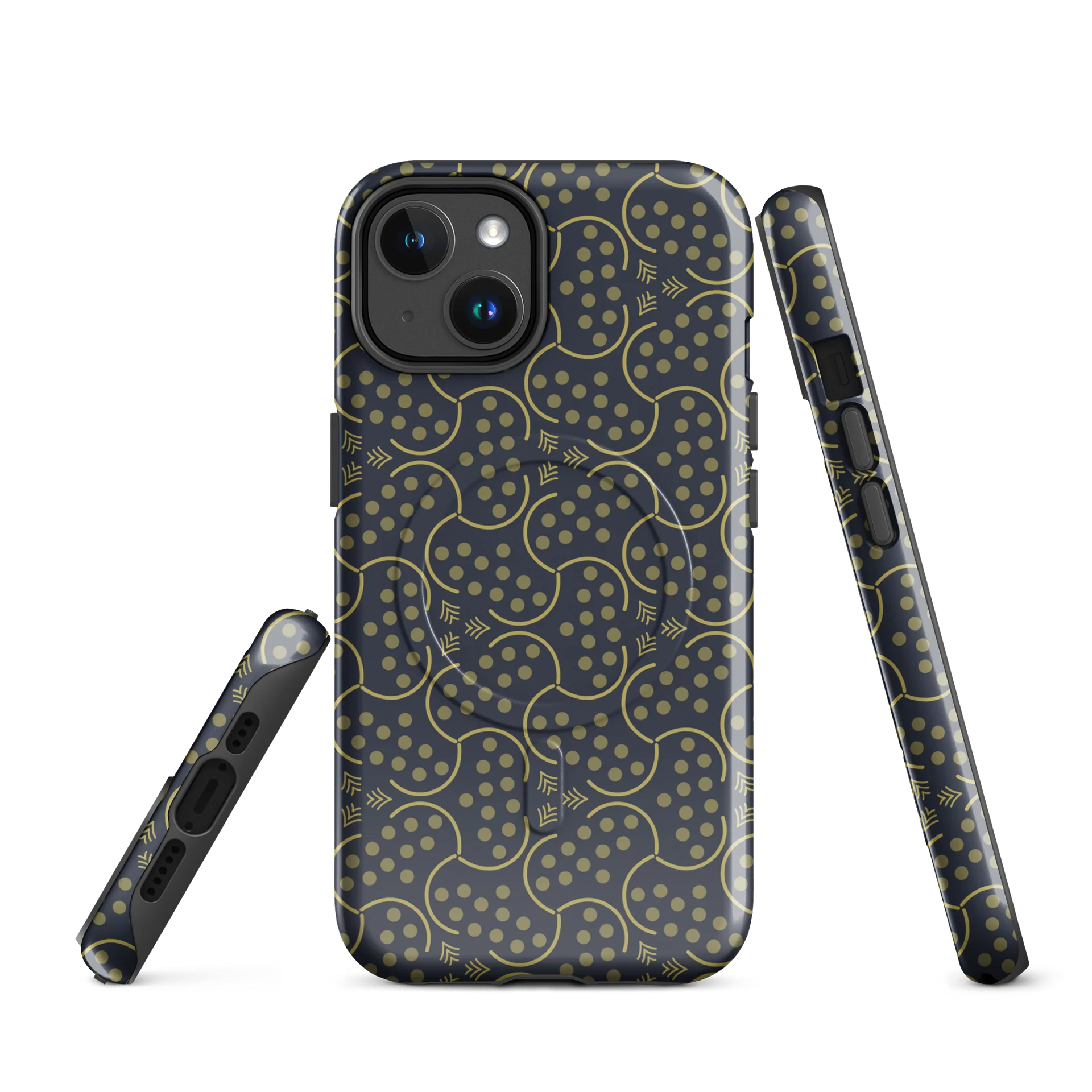 Fractal Fever 2 iPhone 17 Tough MagSafe Case - Shockproof Dual-Layer Geometric Protective Cover product image (1)