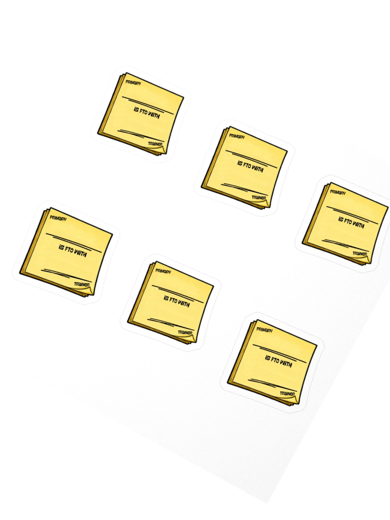 Who’s Training Who? FTO Sticker Sheet product image (2)