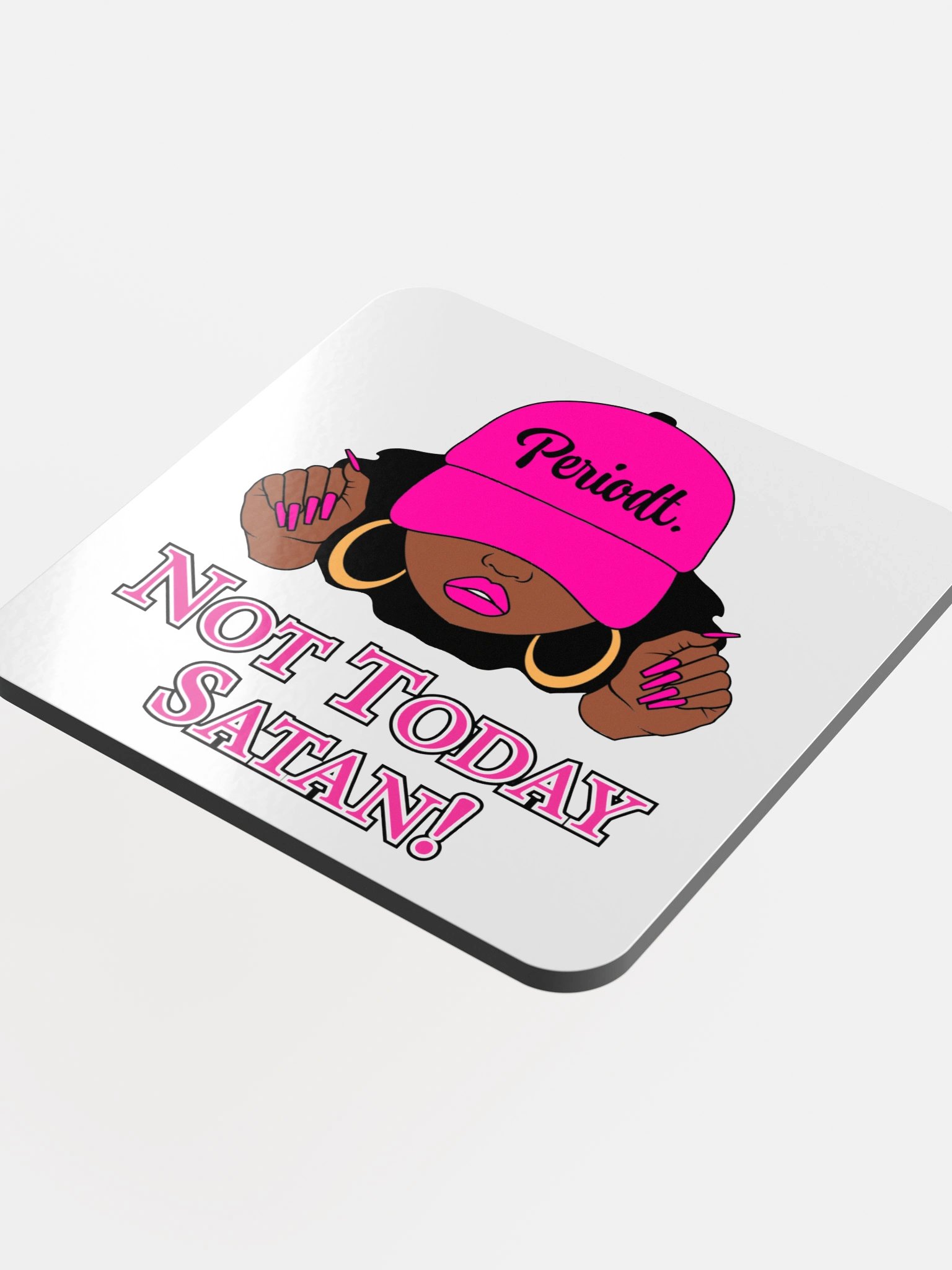 Not Today Satan V1, Coaster product image (4)