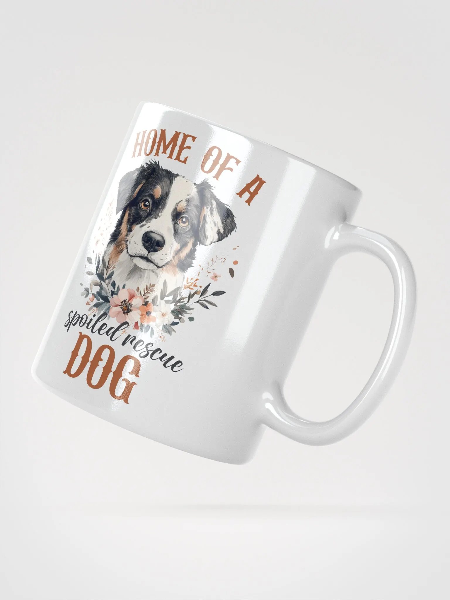 Home Of A Spoiled Rescue Dog Mug product image (3)