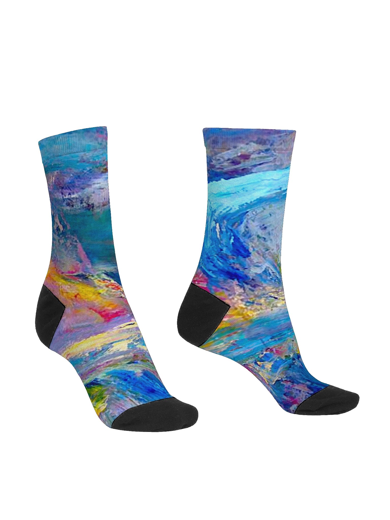 Abstract 1997 EcoArt Crew Socks product image (3)