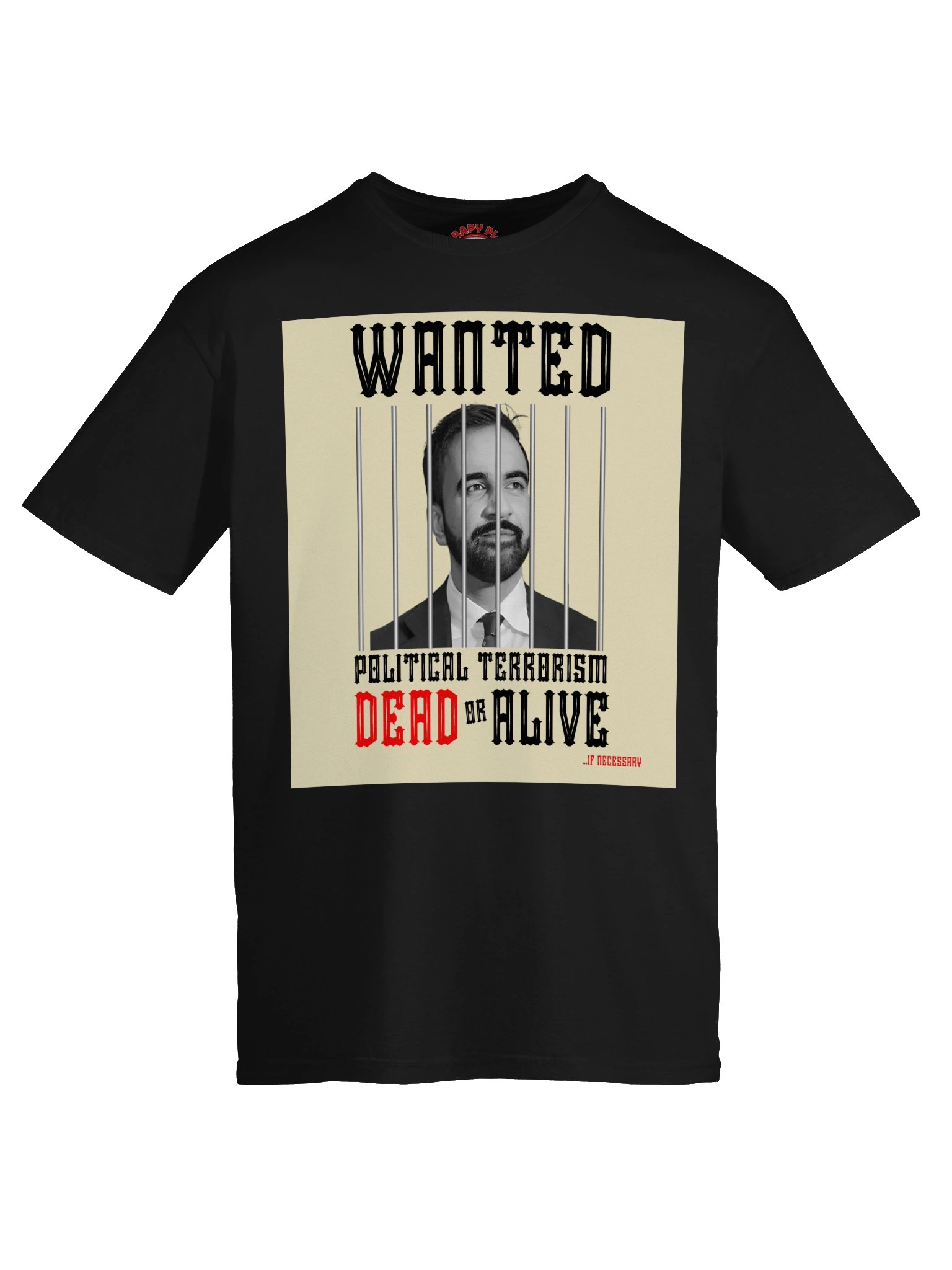 Mamdani dead or alive.. if necessary wanted poster T- Shirt product image (22)