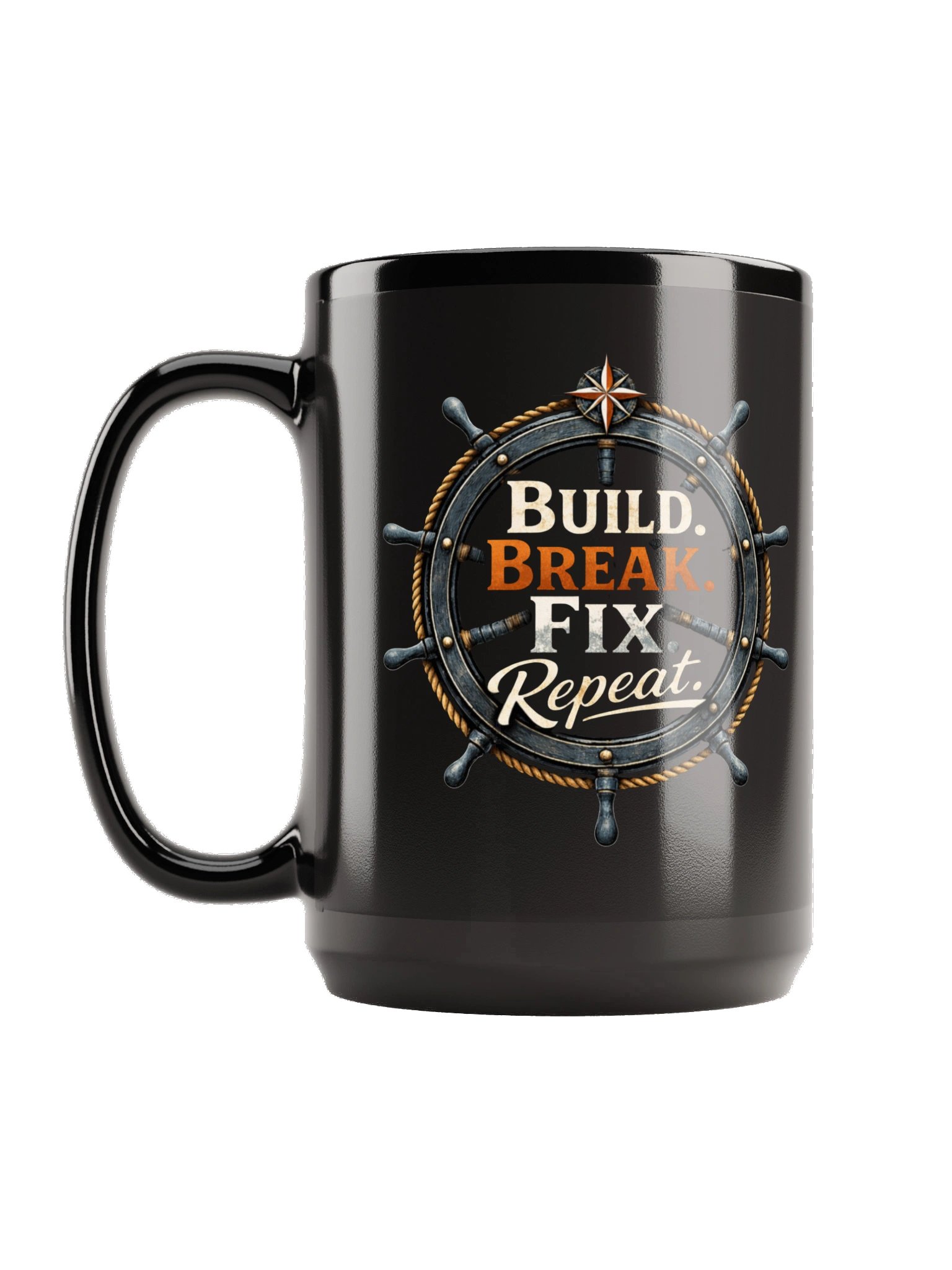 Build. Break. Fix. Repeat. Mug - 15 oz product image (1)