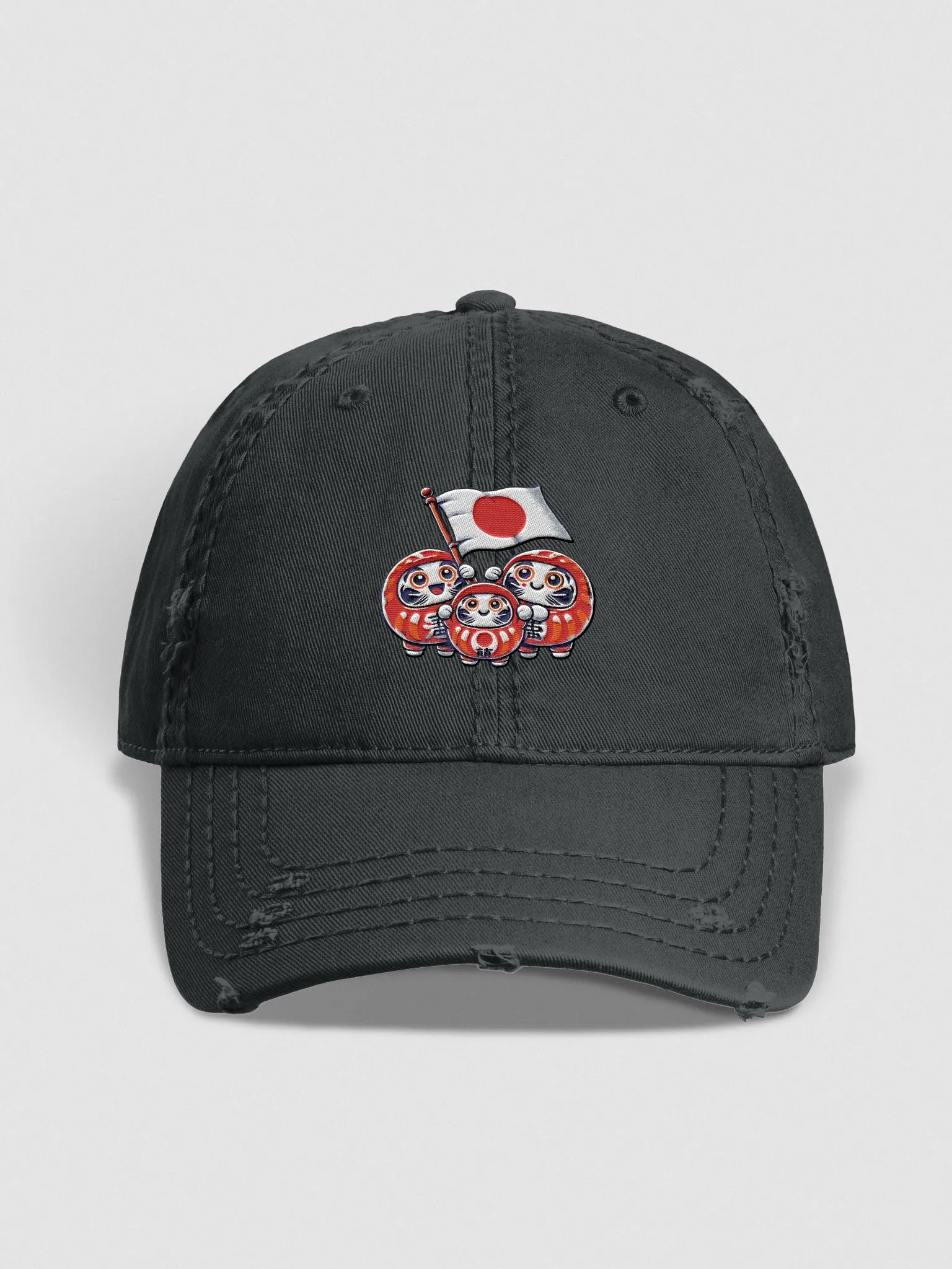 だるまトリオ日本国旗ダッドハット product image (1)