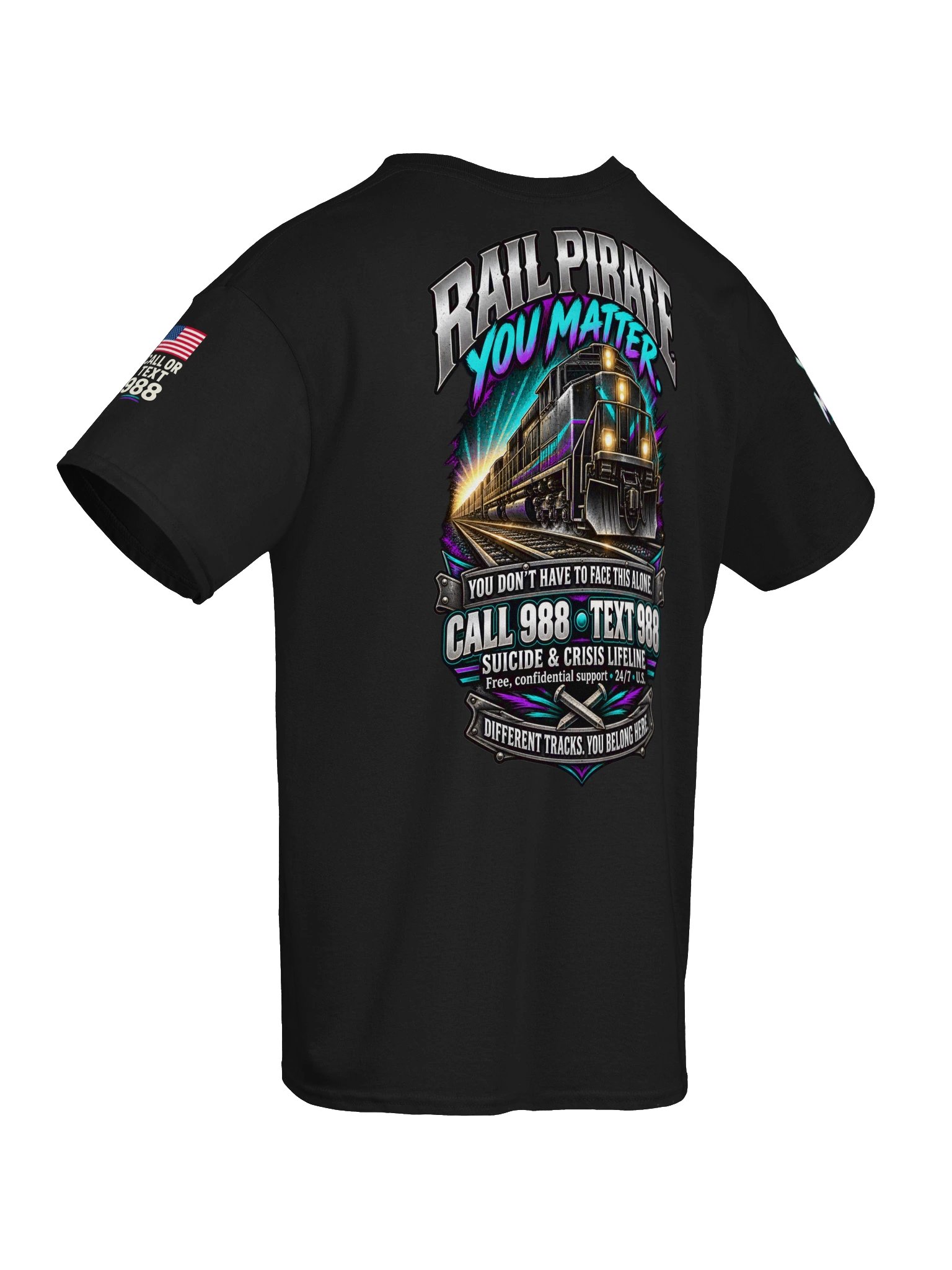 Rail Pirate™ You Matter Awareness T-Shirt product image (8)
