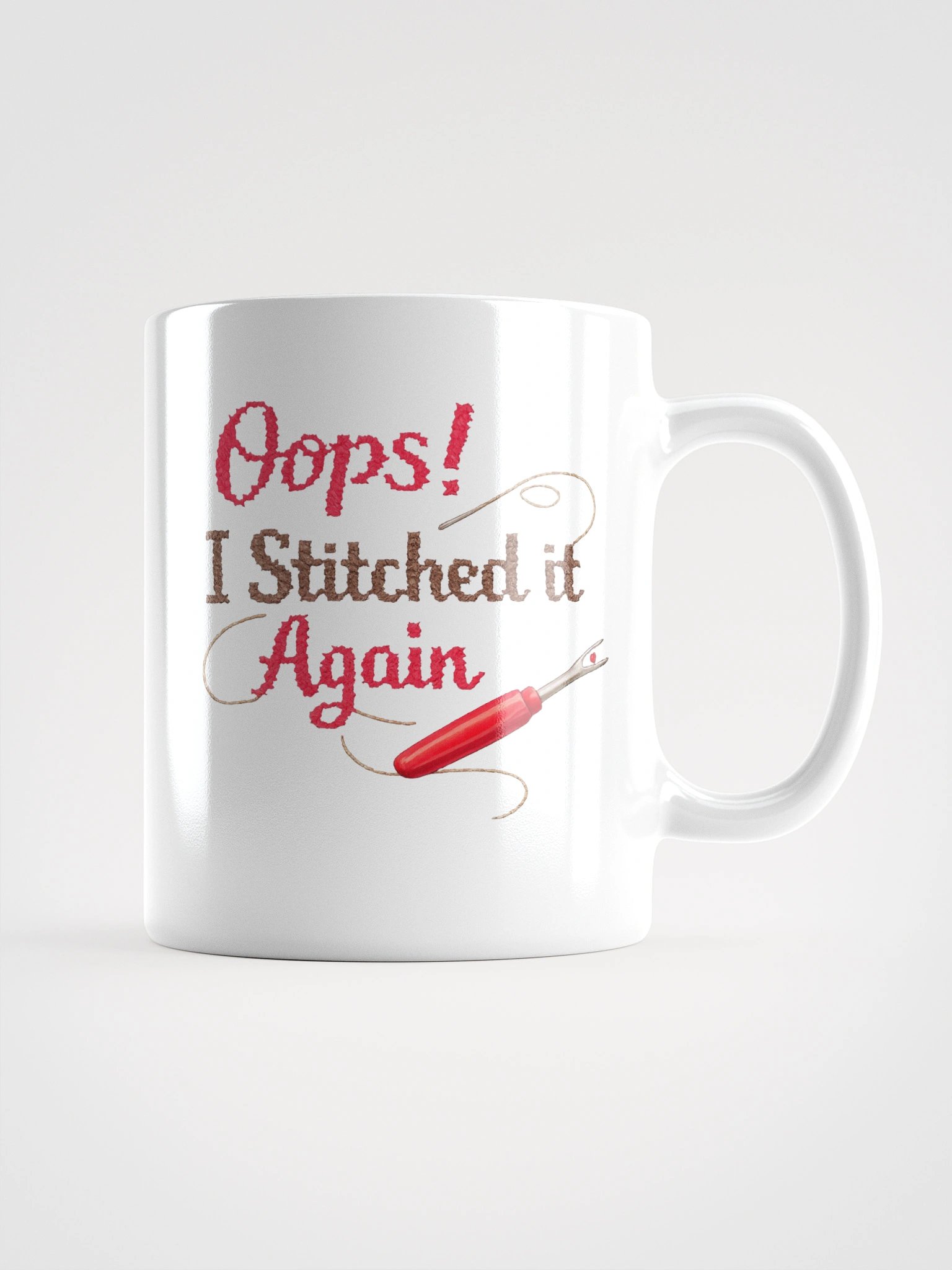 Oops I stitched it again Mug product image (4)
