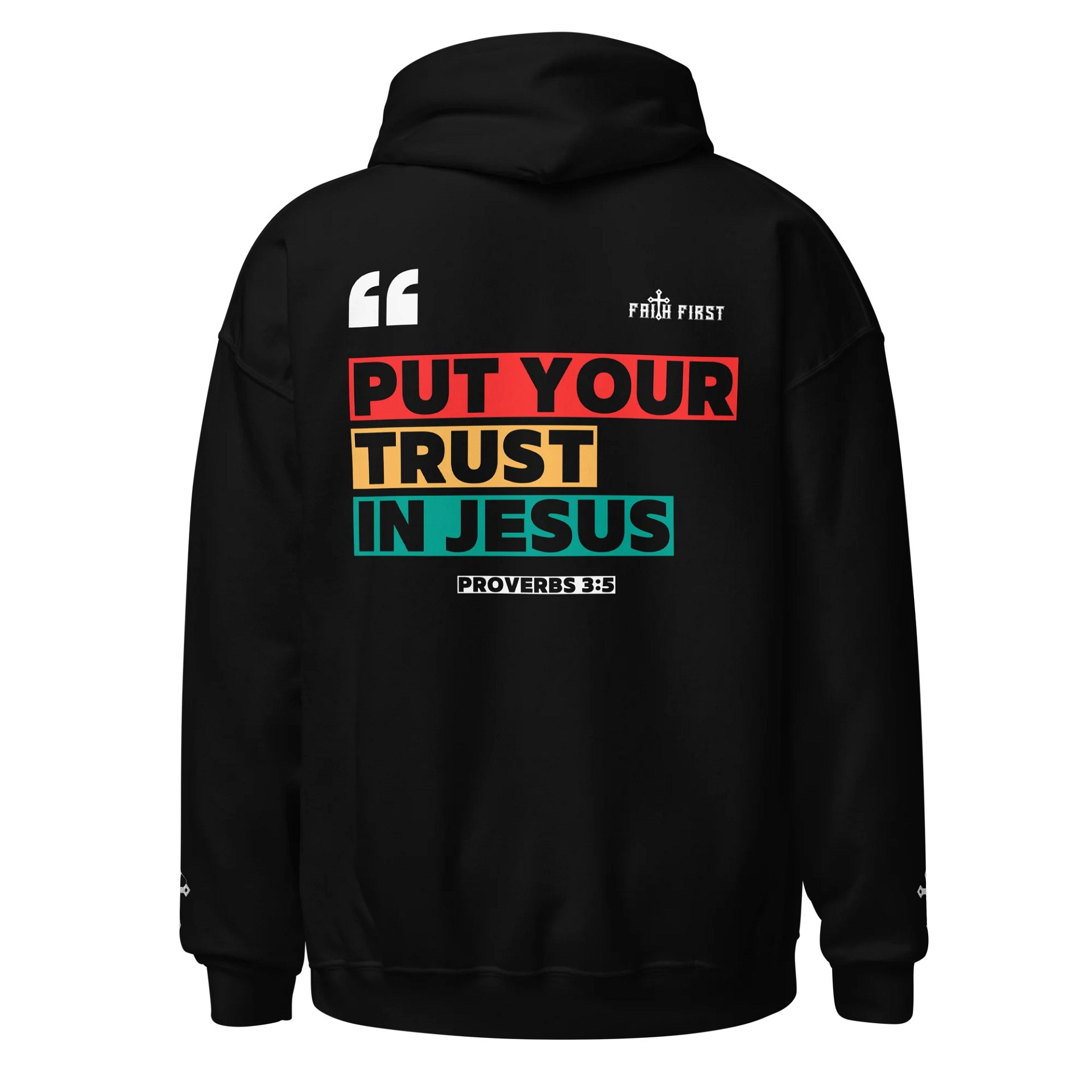 Proverbs 3:5 - Trust in Jesus Unisex Hoodie product image (1)