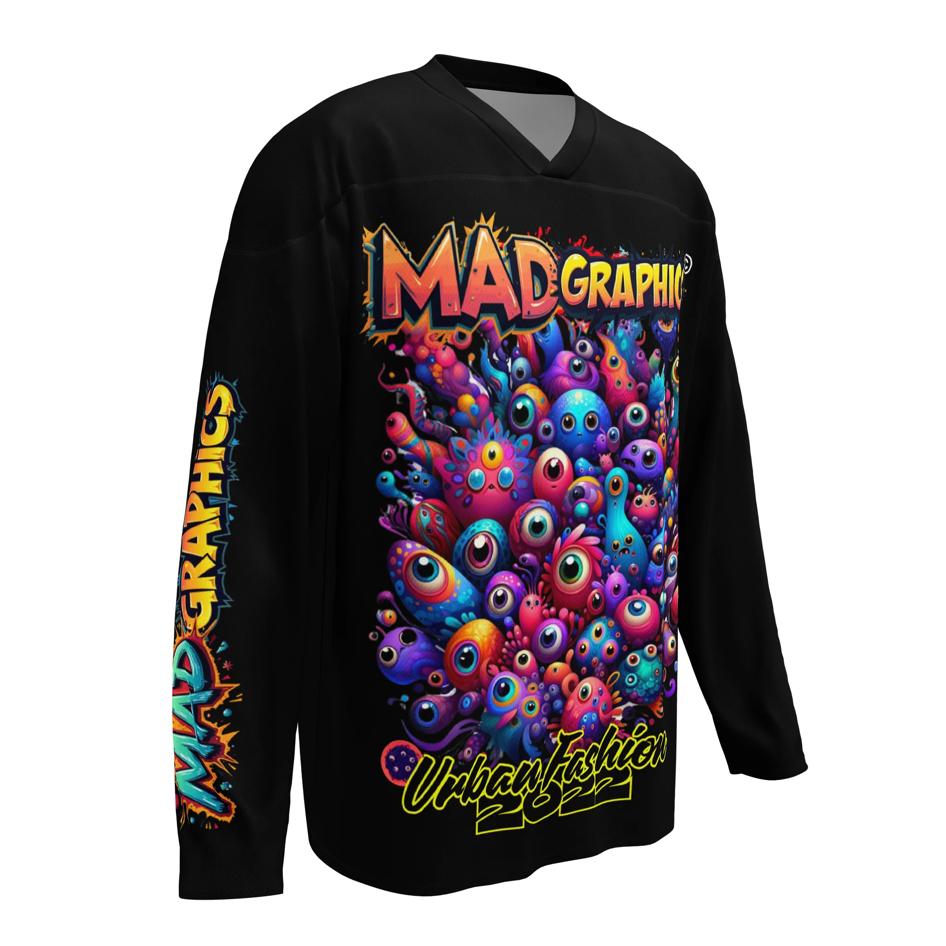LIMITED EDITION - CNX Core All-over print Unisex Long Sleeve Tee — Mad Graphics 001 product image (3)