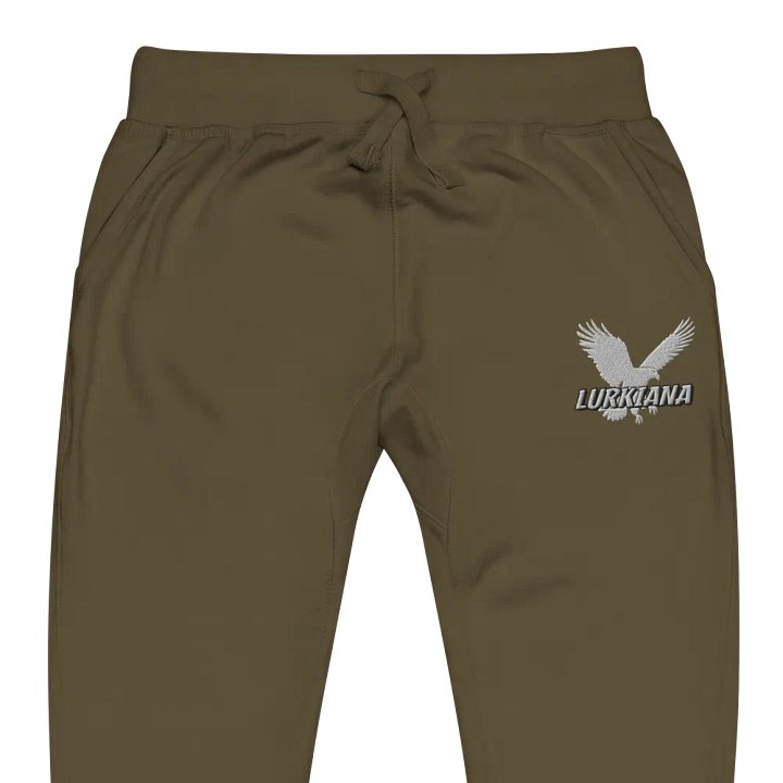 Green Fleece Unisex Joggers product image (2)