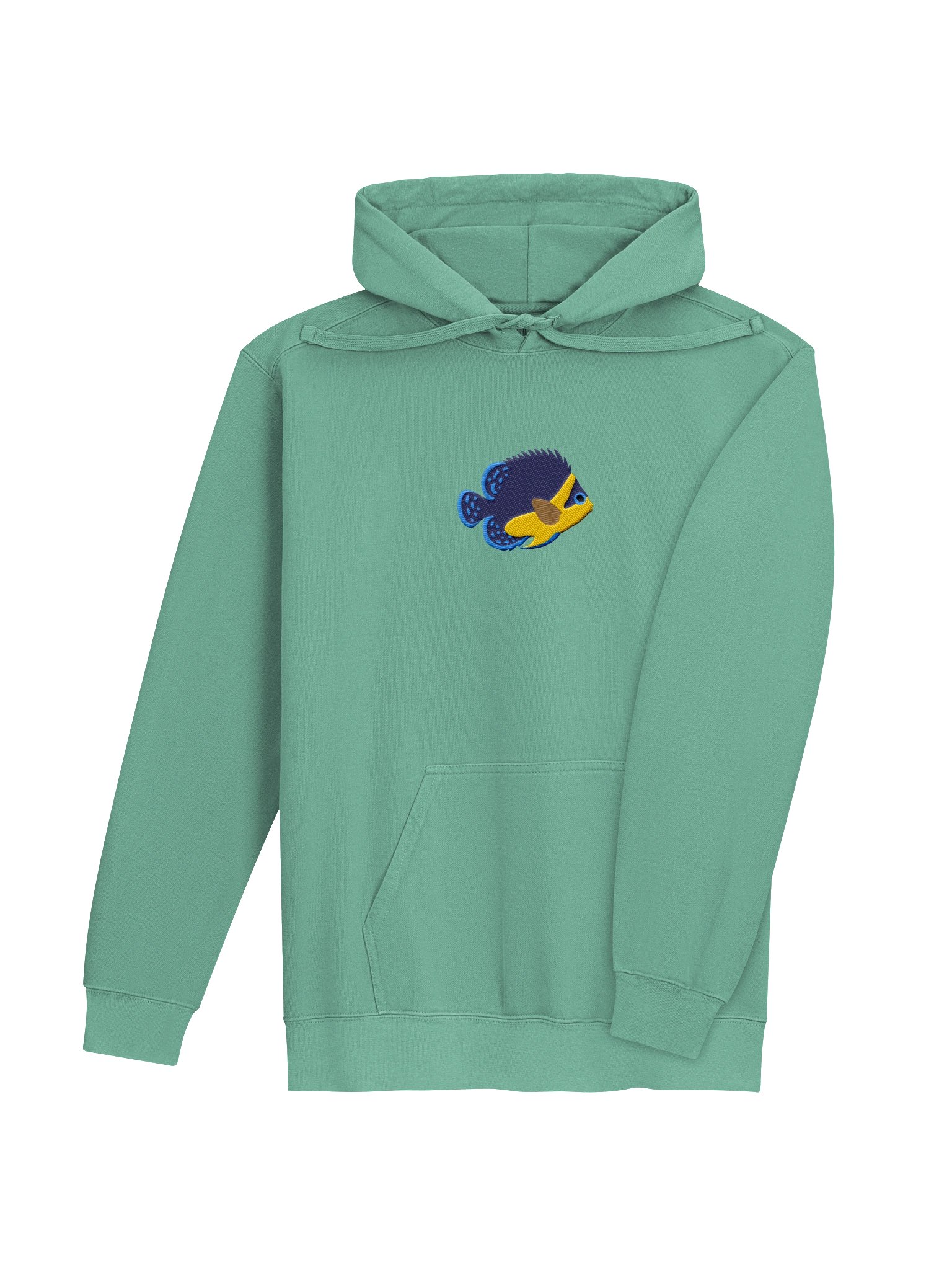 Venustus Angelfish Embroidered Hoodie | Saltwater Reef Aquarium & Ocean Lover Apparel product image (7)