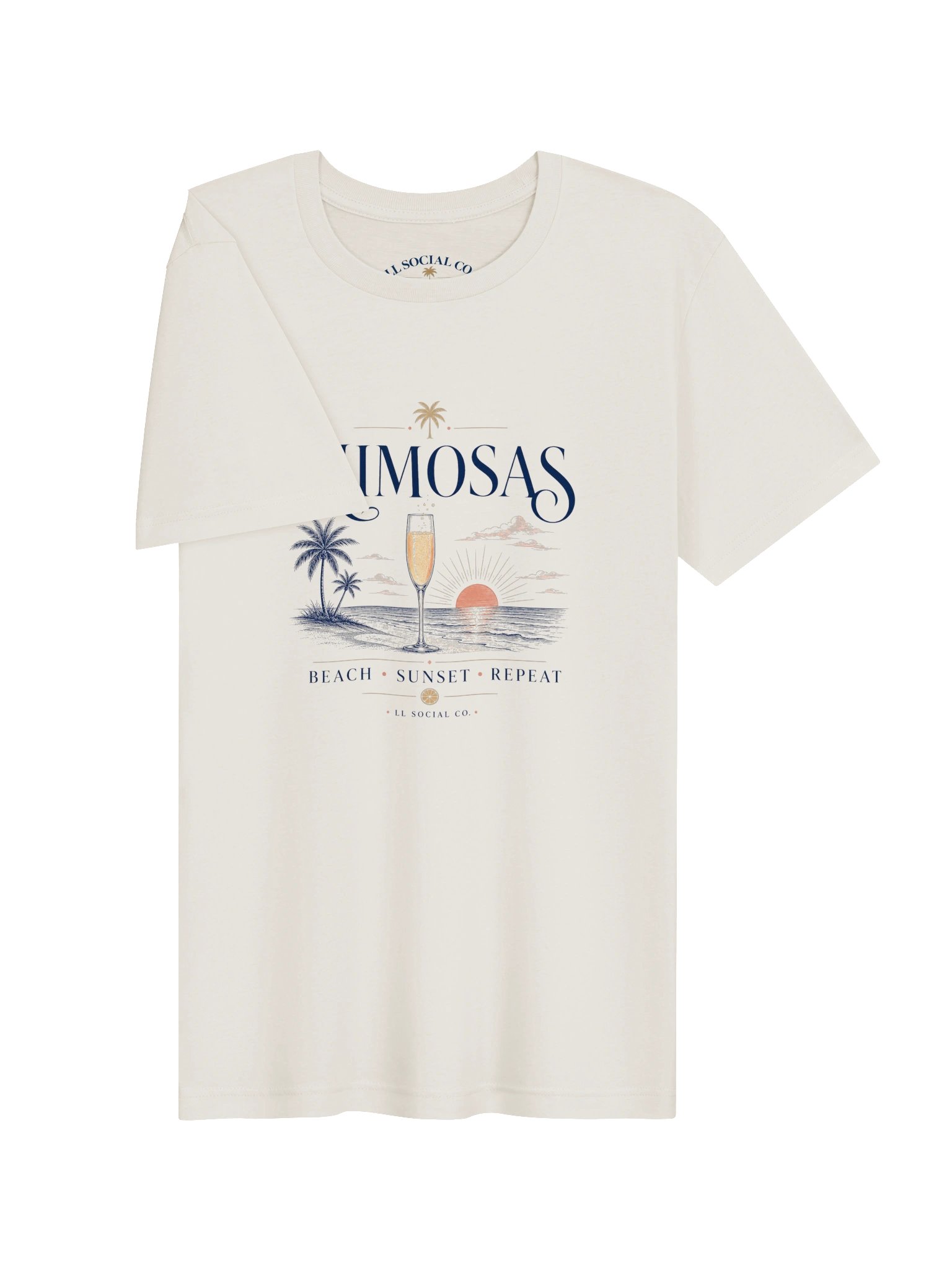Mimosas Beach Sunset Repeat - Unisex Resort Tee product image (3)
