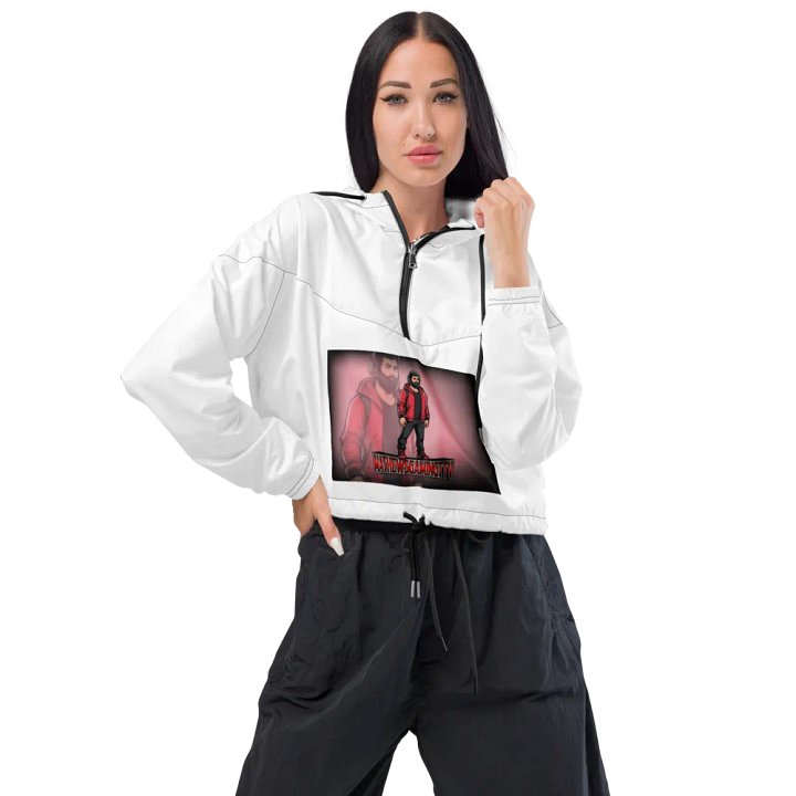 All-Over Print Women's Cropped Windbreaker product image (1)