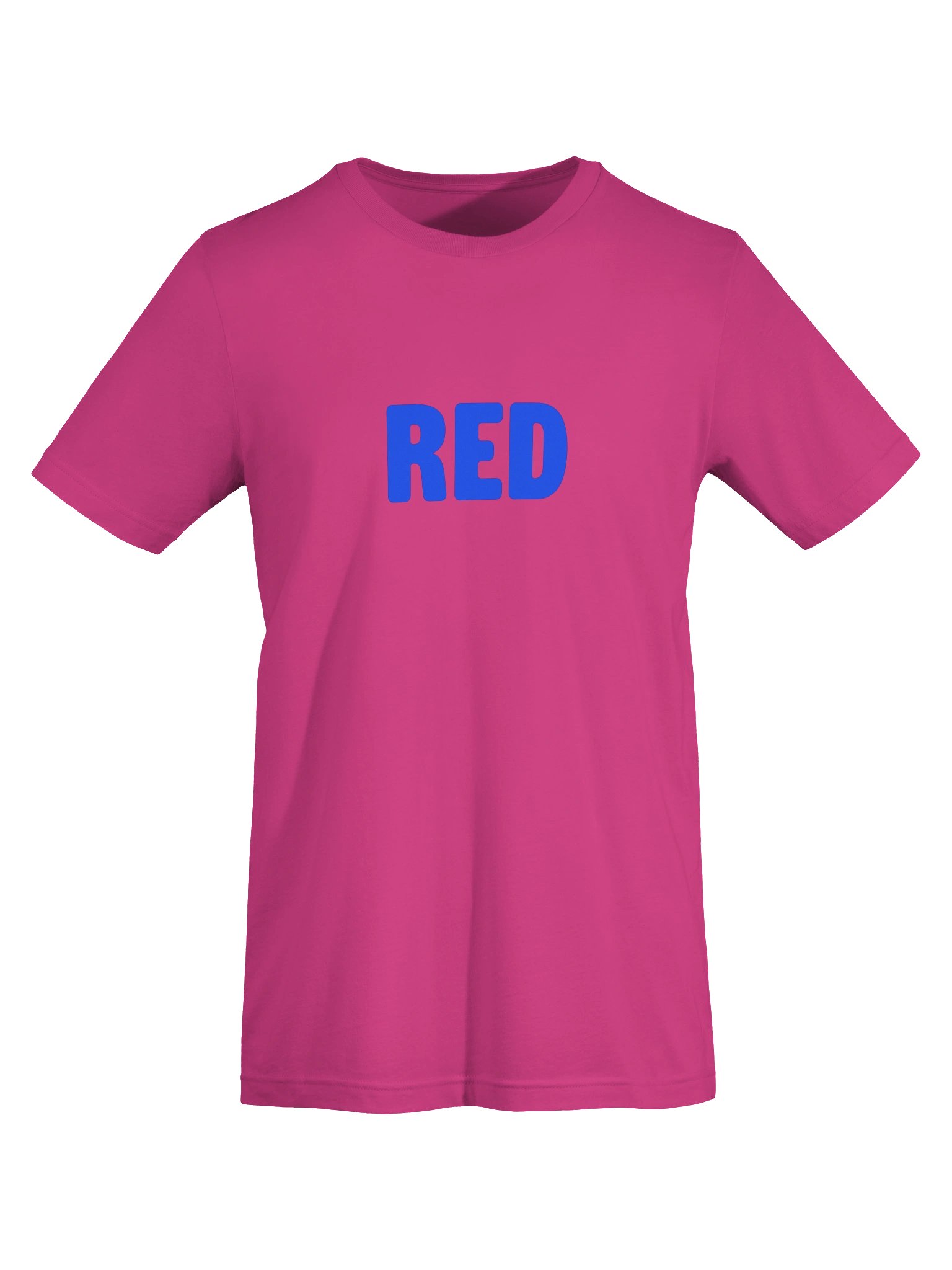 Red on Blue Unisex Tee product image (95)