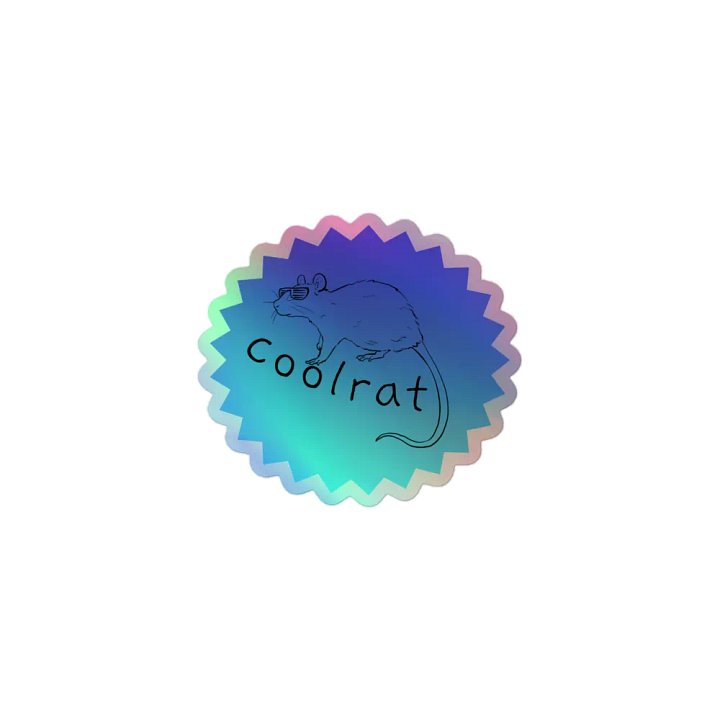 Coolrat holographic stickers product image (1)