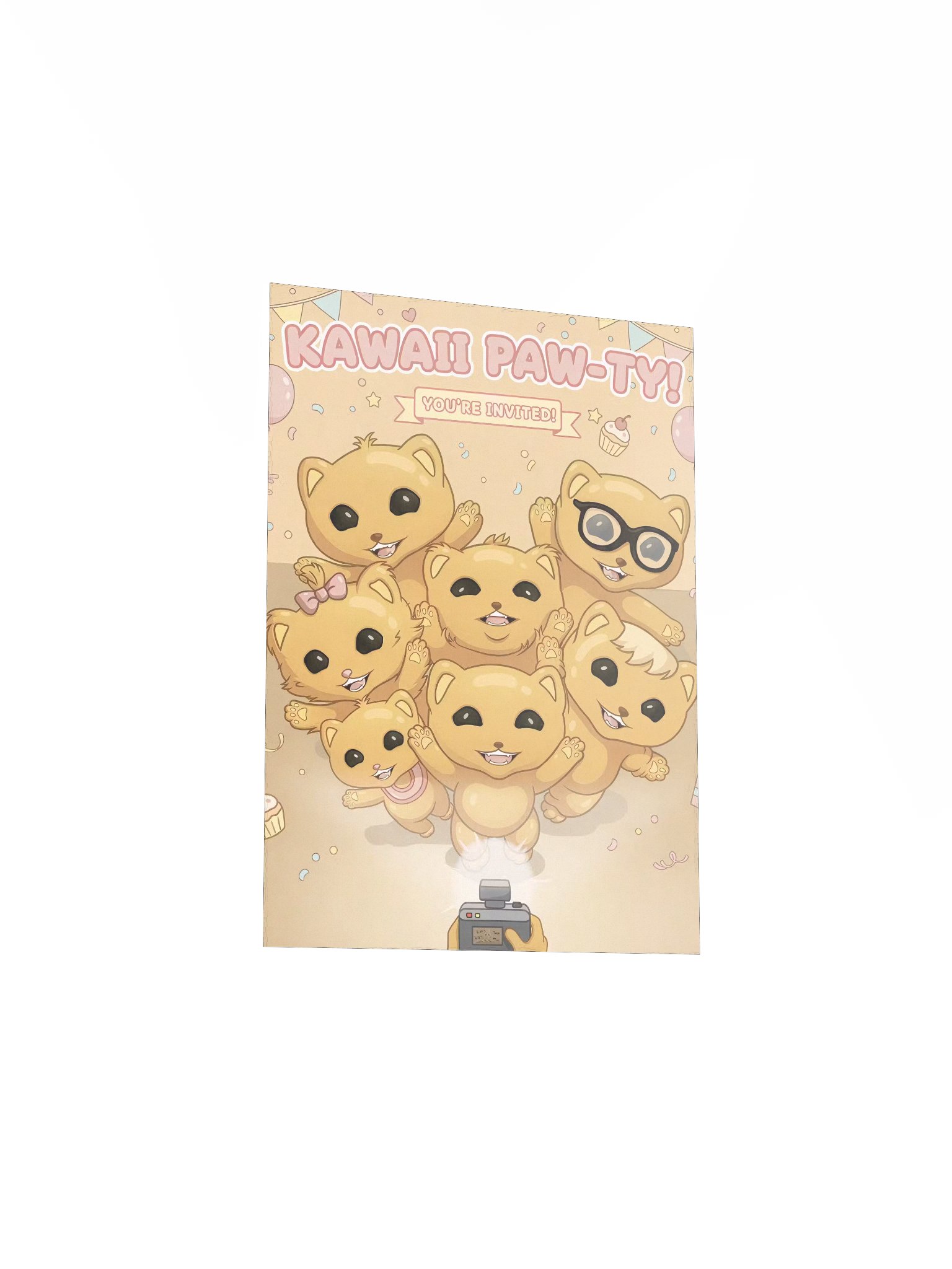 KITTEN NUGGET PAW-TY POSTER product image (13)