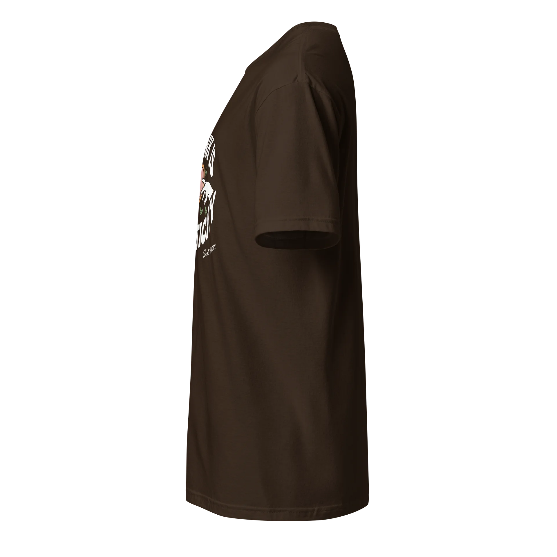 “My Kink Is Authenticity” Dark Chocolate Soft-Style T- product image (3)