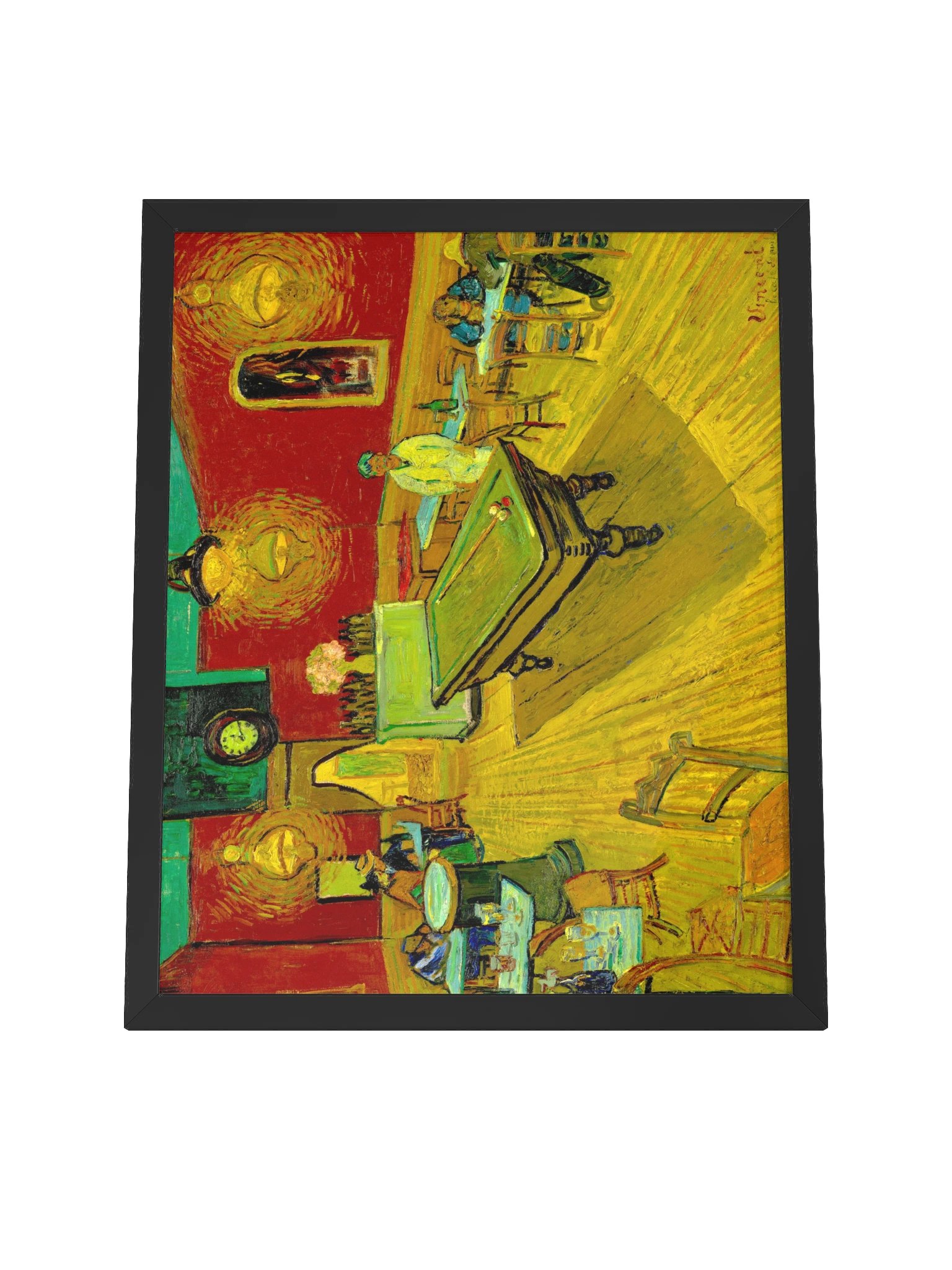The Night Café — Large Framed Matte Poster product image (8)