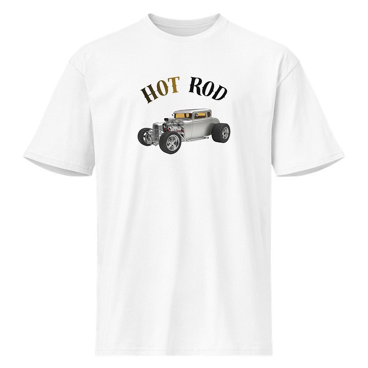 Hot Rod White Tee product image (1)