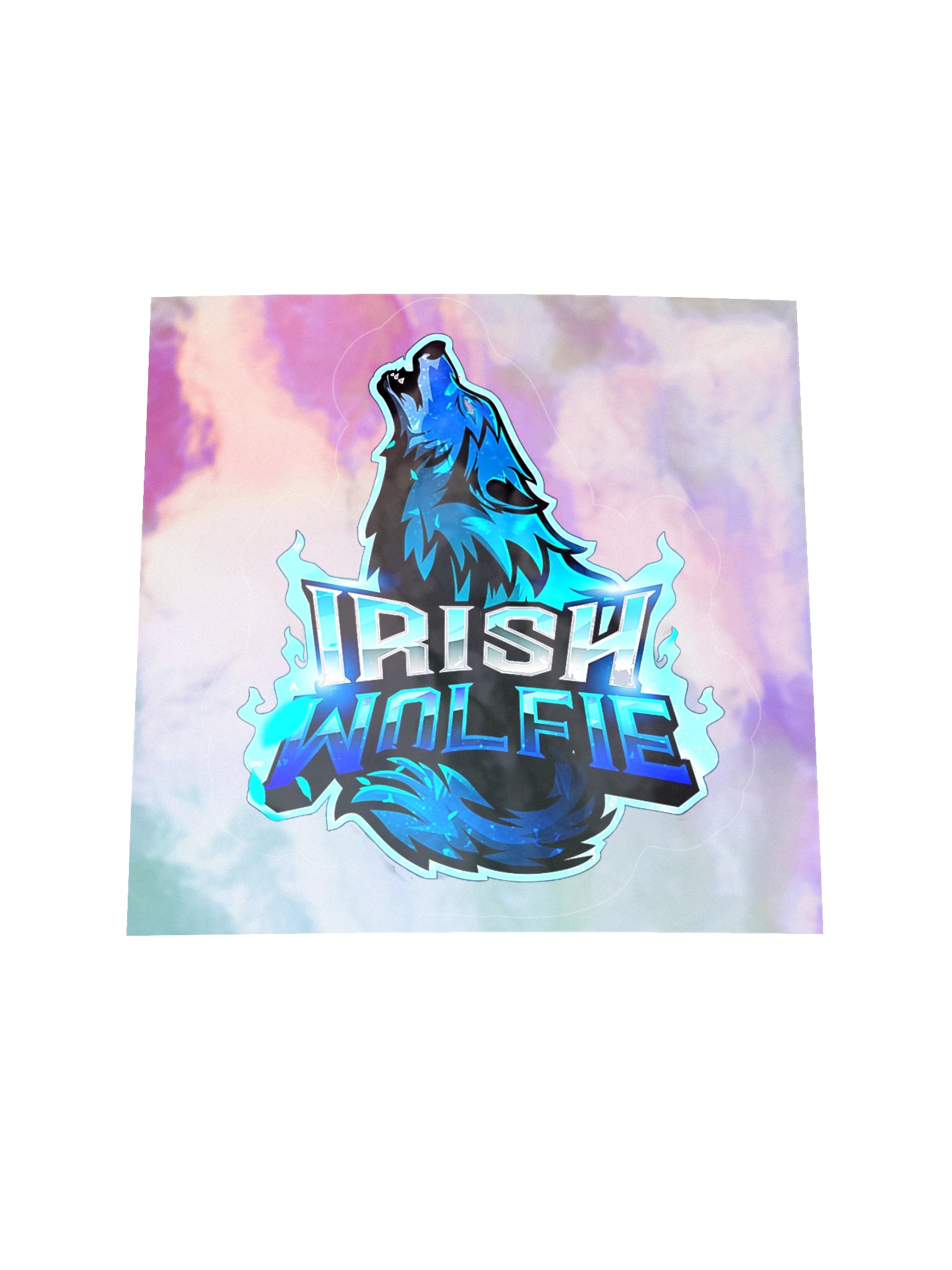 Official Irish Wolfie Holographic Sticker product image (2)