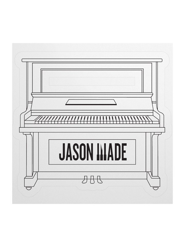 JASON MADE "PIANO ICON" STICKERS product image (1)