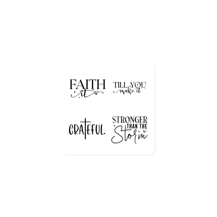 Faith Inspired Inspirational Quote Magnets Set product image (1)