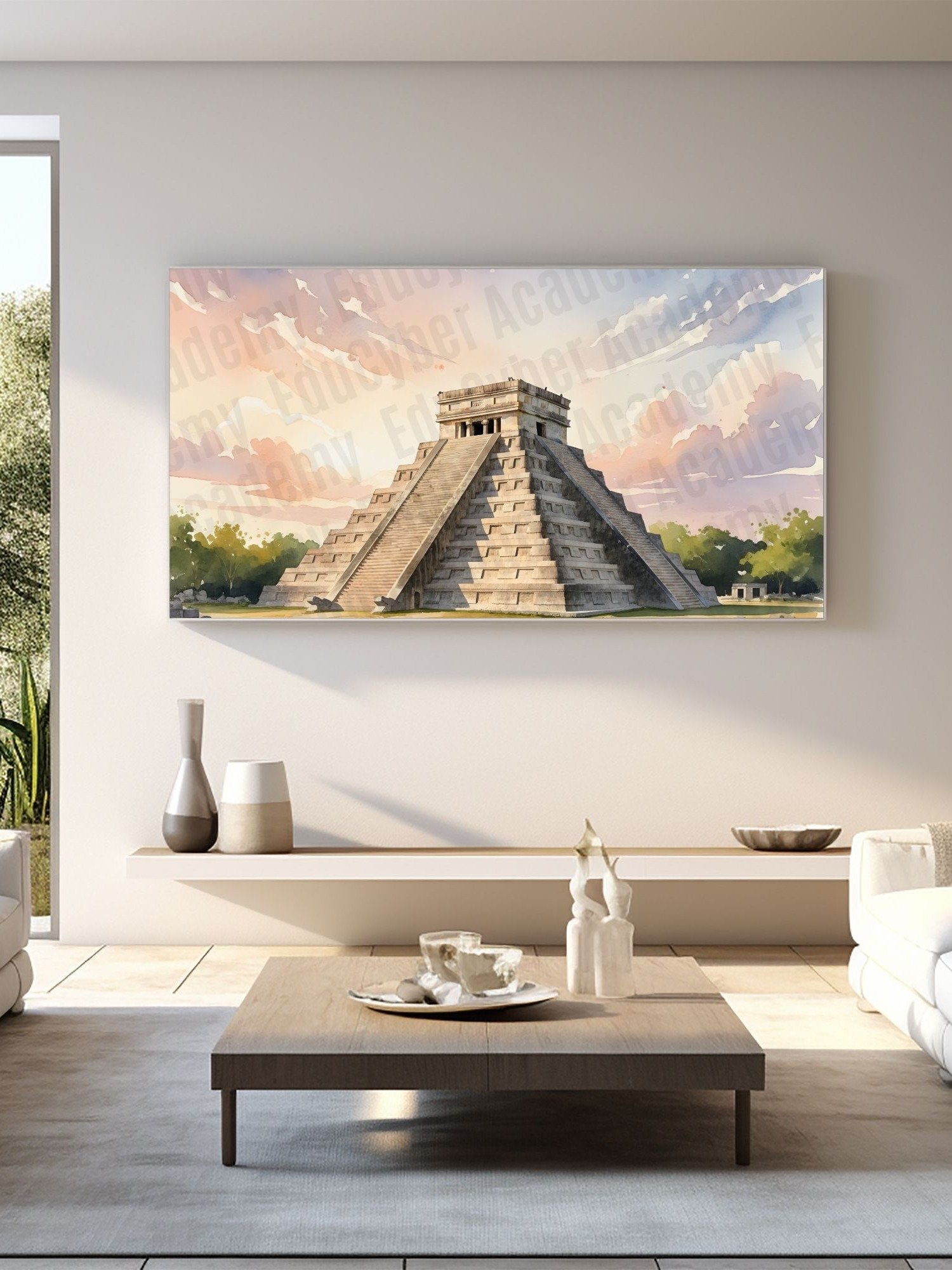 The Chichén Itzá in Yucatán, Mexico Frame TV Art, Desktop, and Laptop Wallpaper The New 7 Wonders of the World Chinenitza 4k Image product image (9)