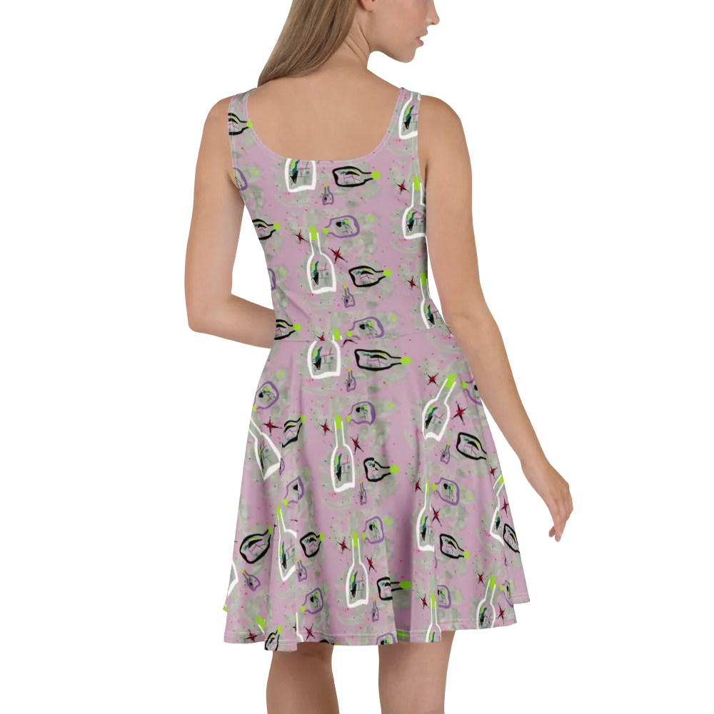Mad science All-Over Print Skater Dress product image (4)