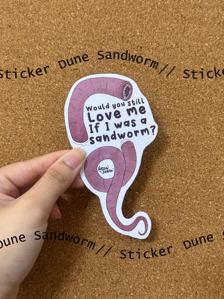 Dune Sandworm // Sticker product image (1)