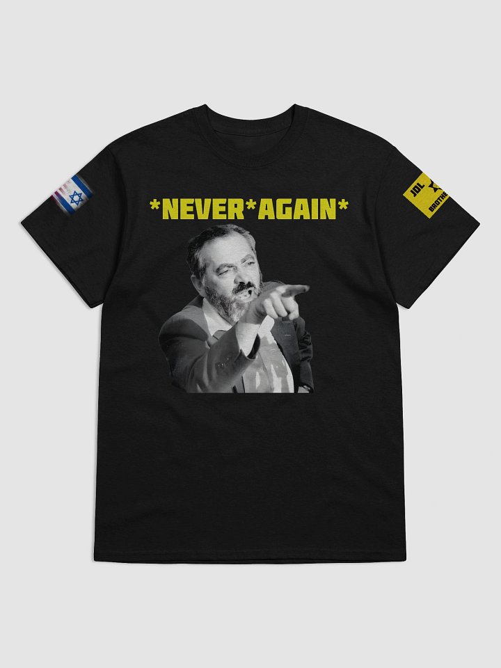 Rabbi Kahane NEVER AGAIN Gildan Tee product image (1)