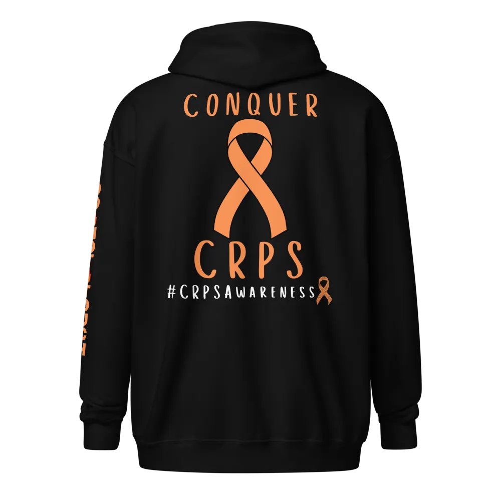 Do Not Touch LEFT Arm Classic Conquer CRPS Zip Hoodie product image (2)