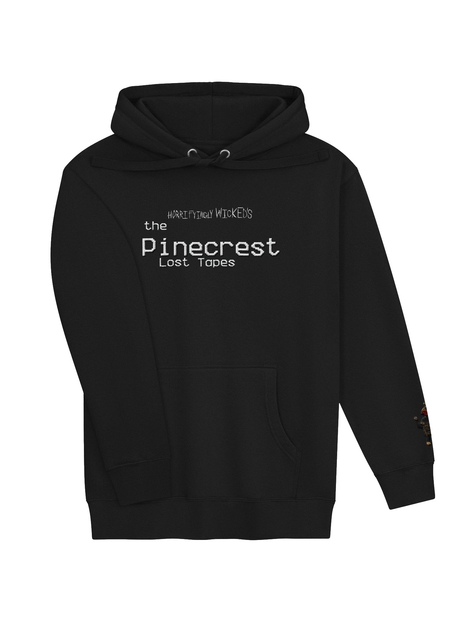 the Pinecrest Lost Tapes 'stitched logo' Hoodie - HWtPLT 2026 product image (3)