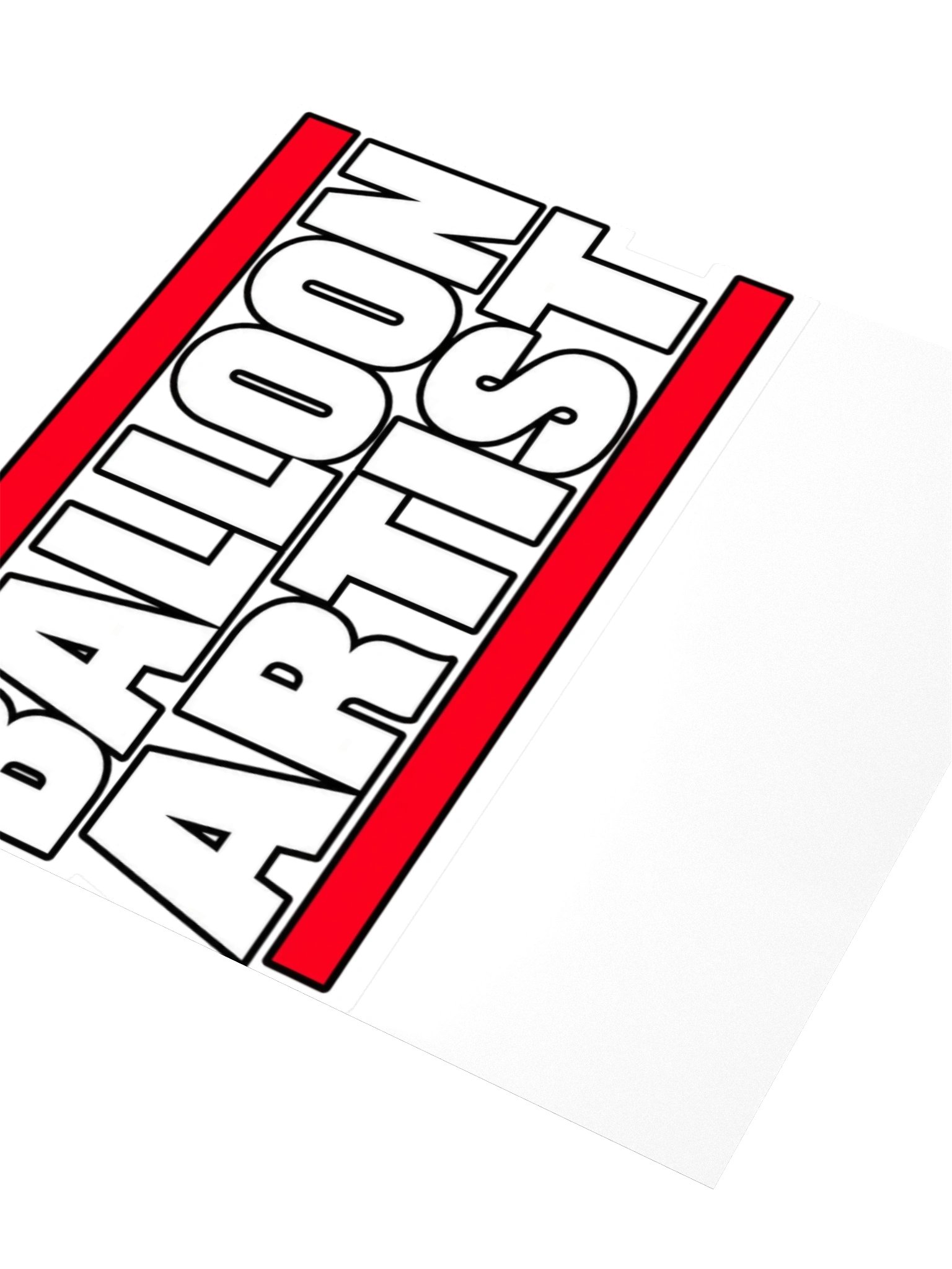 Balloon Artist Old School Kiss Cut Sticker product image (3)