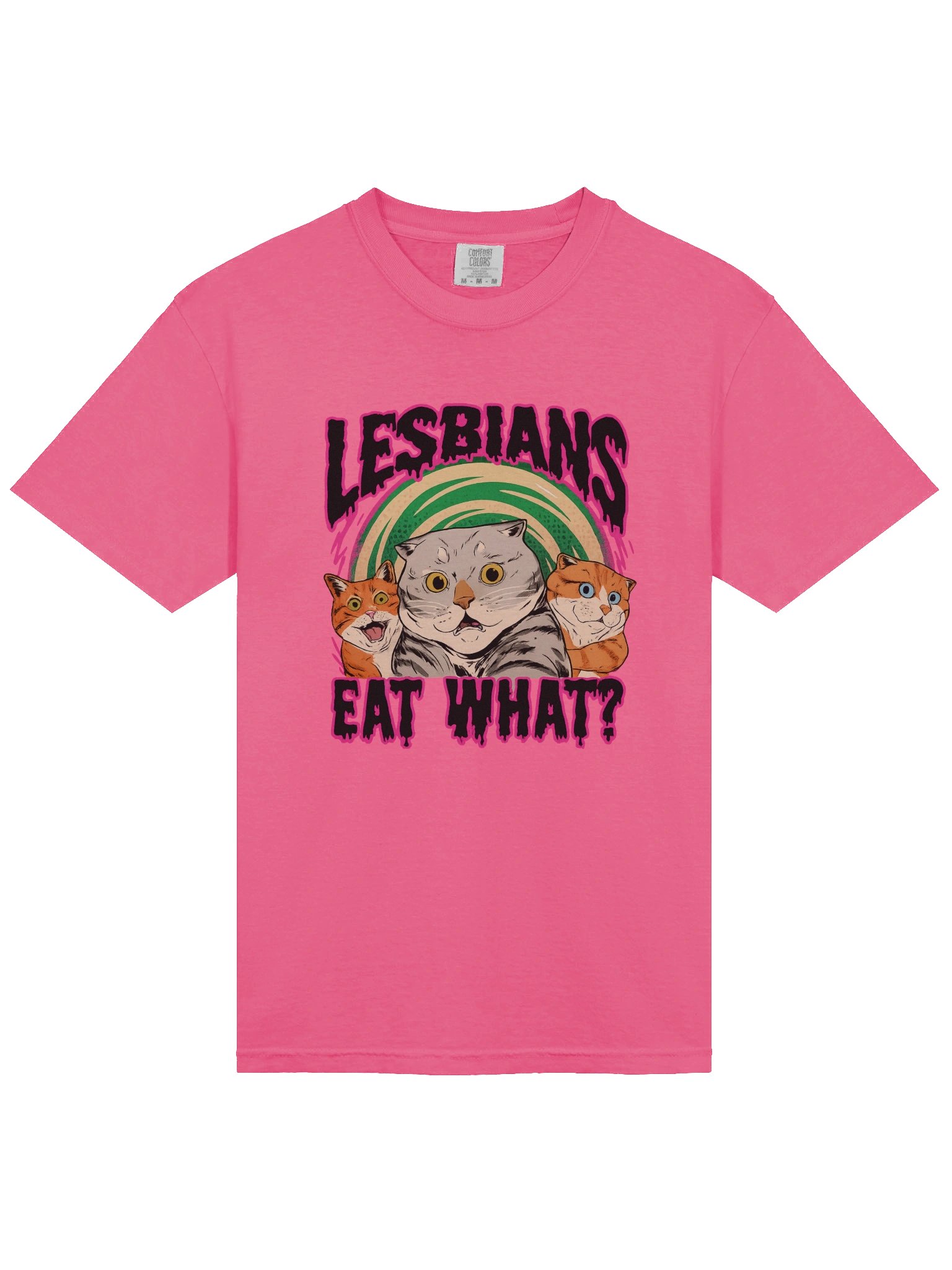 Funny 'LESBIANS EAT WHAT?' T-Shirt product image (84)