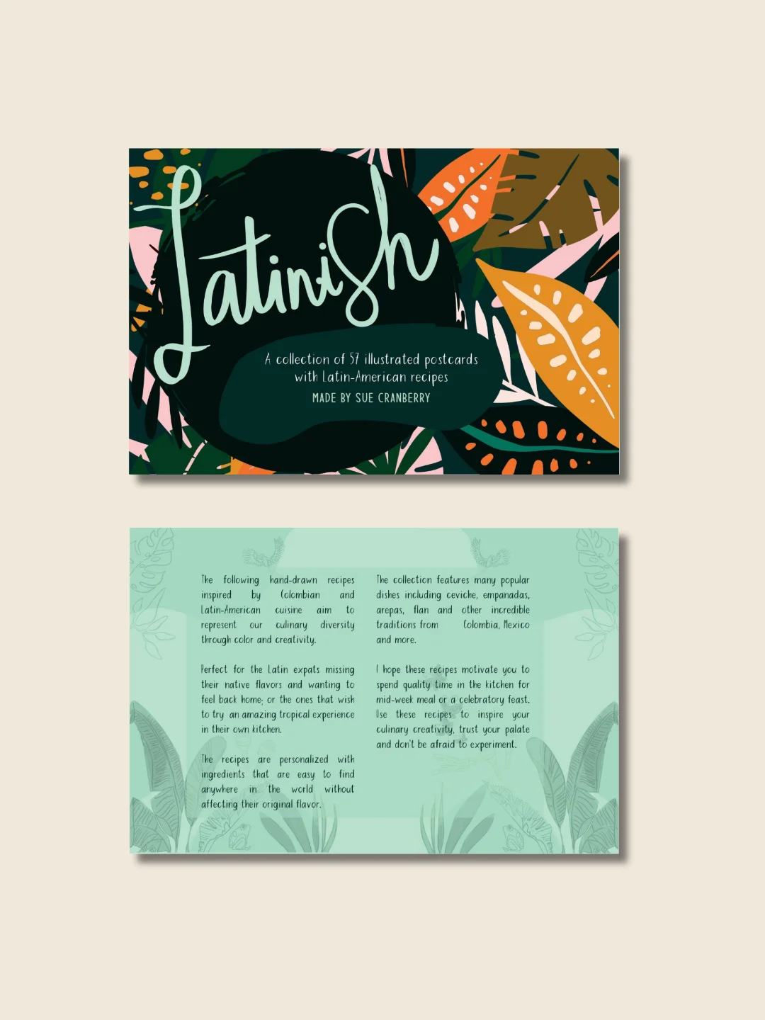 Latin-ish Postcard Collection - 57 PRINTABLE POSTCARDS product image (2)