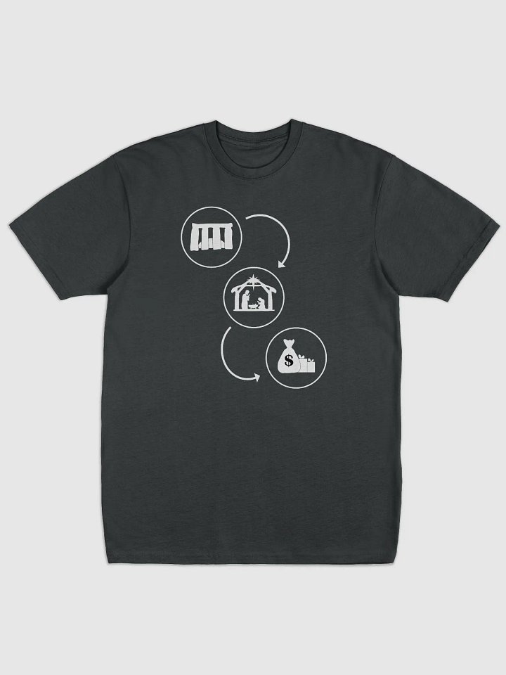 The Evolution of Christmas - Cotton Heritage Men's Premium Heavyweight Tee product image (2)