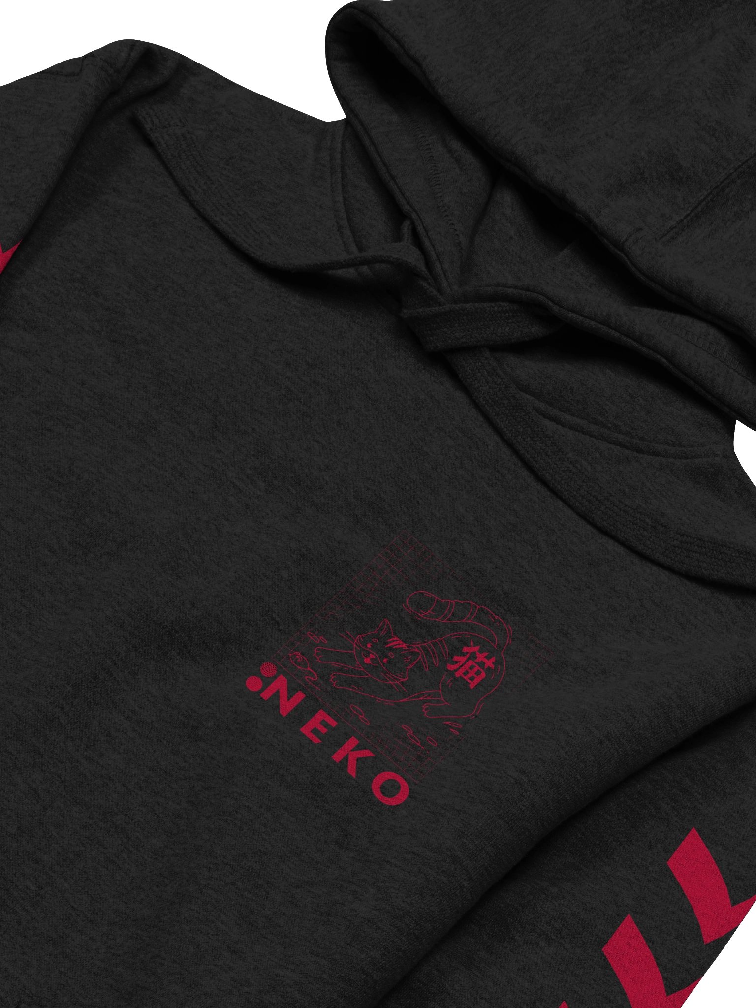 Neko Red and Black Hoodie product image (3)